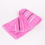 Розова памучна хавлиена кърпа