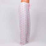 Розова пижама за бременни и кърмачки със слонче и сърца