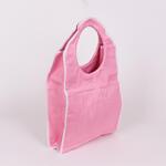 Розова плажна чанта "Pomponette"