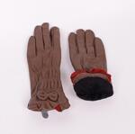 Светло кафяви ръкавици от еко - кожа