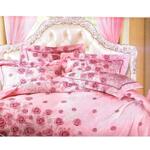 Спално бельо в розово Pink roses