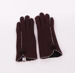 Топли кафяви дамски ръкавици
