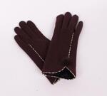 Топли кафяви дамски ръкавици