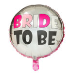Балон от фолио с надпис BRIDE TO BE
