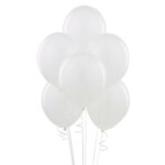 Балони "Класик" - бели - 10 броя