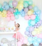 Балони Макарон ( Macaron) - пастелно бебешко розови - 30 см - 10 броя