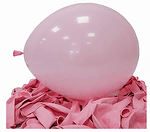 Балони Макарон ( Macaron) - пастелно бебешко розови - 30 см - 10 броя