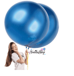 Балони Хром  Гигант - /2 броя син металик/ - 48 см