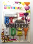 Свещички за рожден ден -  Happy Birthday