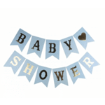 Банер Baby Shower - син
