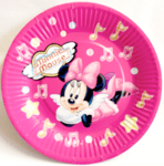 Парти чинии - Minnie Mouse - 10 броя-18см