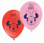 Балони Мини Маус (Minnie Mouse) - 30 см - 8 броя