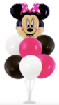Балони "Мини Маус "  ( Minnie Mouse) на стойка /7 броя / - комплект