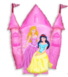 Балон фолио Замък - Дисни Принцеси  (Disney Princess) - 78 см