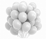 Балони Класик 100 броя бели - 13 см