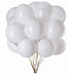 Балони Класик 100 броя бели - 13 см
