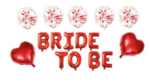 Bride To Be -  9 броя балони в розово злато 3.40 метра  дължина-Copy