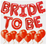 Bride To Be -  9 броя балони в розово злато 3.40 метра  дължина-Copy