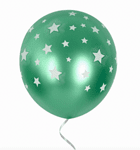 Балони металик "Звезди" - 5 броя-Copy