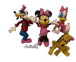Фигурки за торта  Мини Маус ( Minnie Mouse) пластмасови - 4 броя