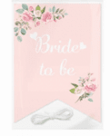 Банер Bride To Be в  розово  - 250 см