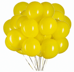 Балони Класик 100 броя жълти - 13 см