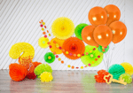 Балони металик  Оранжеви - пакети от 10, 50 и 100 броя