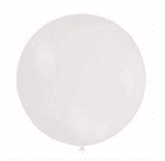 Балони Класик Бял  Цвят -  /2 броя/ - 48 см