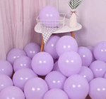 Балони Класик - 100 броя светло лилави  - 13 см