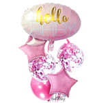 Балони "Hello  Baby " - комплект 7 броя