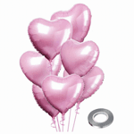 Балон Сърце 48 см в розово