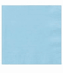 Салфетки в бебешко син цвят - 40 броя