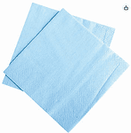 Салфетки в бебешко син цвят - 40 броя
