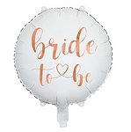 Балон надпис "BRIDE TO BE" /фолио - 45 см