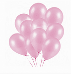 Балони металик  Светло Розови 26 см - пакети от 10, 50 и 100 броя