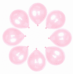 Балони металик  Светло Розови 26 см - пакети от 10, 50 и 100 броя