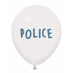 Балони  Латекс Полиция (POLICE) - 5 броя - 30 см