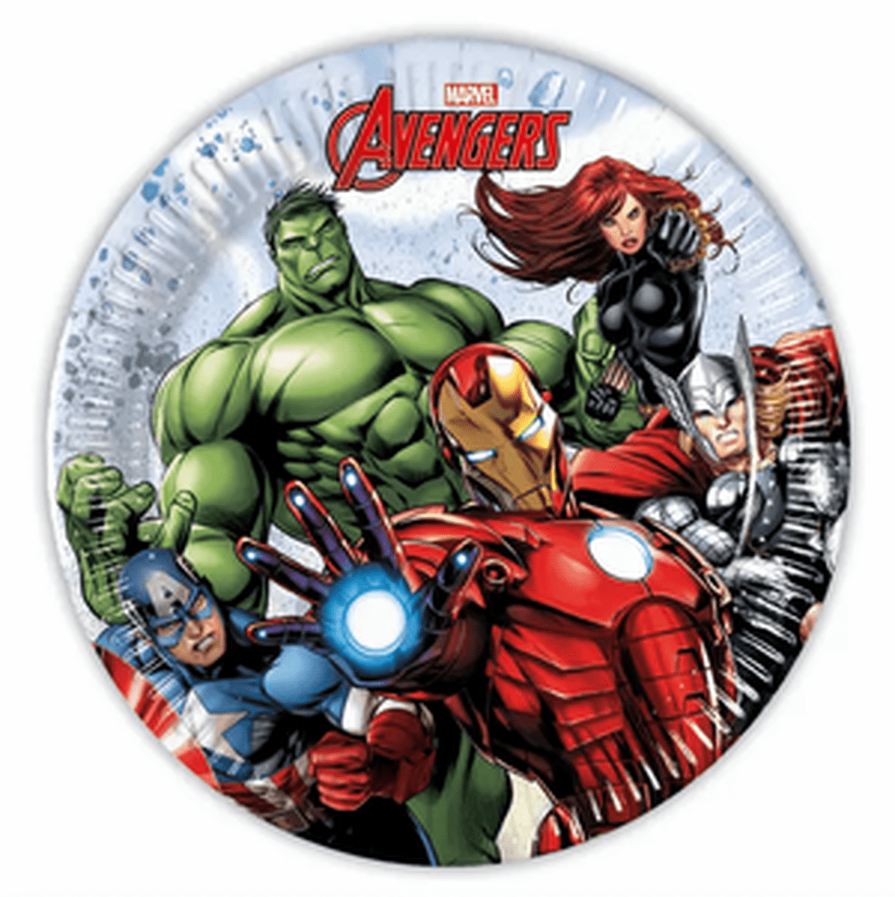 Парти чинии Отмъстителите  (Avengers ) - 8 броя - 20 см