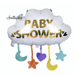 Балон Облаче с надпис Baby Shower - 77 см