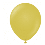 Балони  "Класик" - ретро цвят Горчица  (Mustrad) - 30 см  в пакети от 10 броя