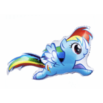 Балон Фолио Малкото Пони ( Rainbow Dash  My Little Pony) - 104 см