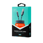 Плетен кабел Canyon USB-A към Lightning (CNE-CFI3DG)