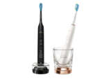 Електрическа четка за зъби PHILIPS Sonicare 2бр Четка за зъби с акумулаторна батерия Diamond Clean 4 режима калъф чаша-зарядно черна/бяла