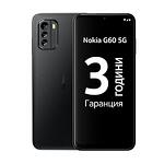 Nokia G60 5G, 128GB, 6GB RAM, Dual SIM, Black