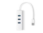 Хъб USB към 3 x USB и Gigabit Ethernet TP-Link (UE330)