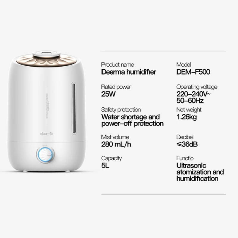 Овлажнител за въздух Deerma (DEM-F500)