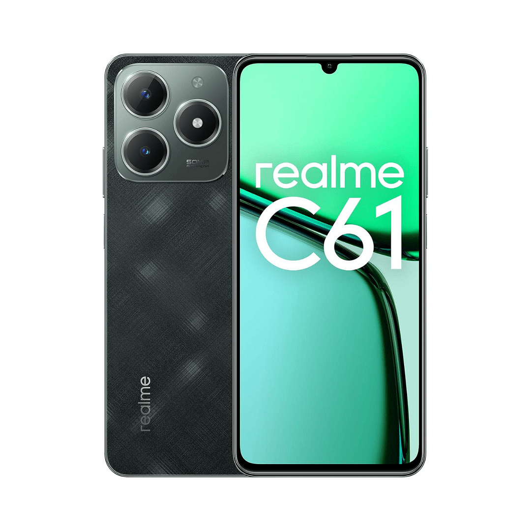 Смартфон Realme C61, 128GB, 6GB, Dual SIM, Dark Green