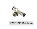 Тройник FMF - 1/4"M x Ø6 mm