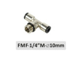 Тройник FMF - 1/4"M x Ø6 mm