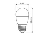 LED крушка - E27, 9 W, различна светлина